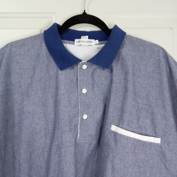 Pierre Cardin Polo Shirt Retro Style Striped Colorblock Short Sleeve Mens Size X - Picture 4 of 13